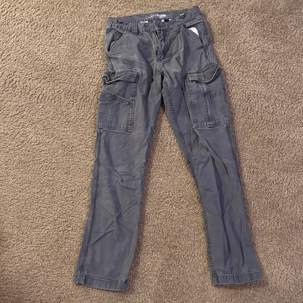 Carhartt Men's Slate Gray Cargo Pants